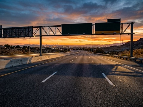 Freeway at Dusk background thumbnail