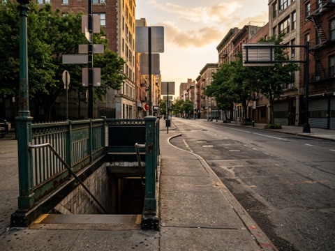 Subway Entrance background thumbnail